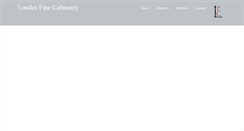 Desktop Screenshot of londosfinecabinetry.com